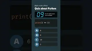 What can be the Output? #shorts #python #quiz