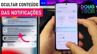 Como OCULTAR o CONTEÚDO das Notificações no Samsung Galaxy