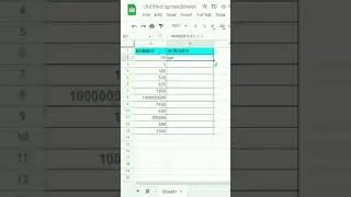 convert numbers to words in Spreadsheets #Excel #googlesheets #short #shorts #spreadsheets