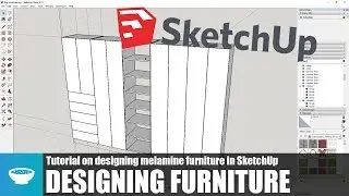 Designing melamine furniture in SketchUp