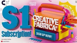 Creative Fabrica - Premium Crafting Fonts, Graphics & More Only $1