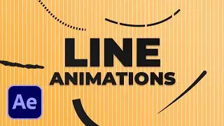 Create LINE ANIMATIONS in AFTER EFFECTS | Beginner Guide