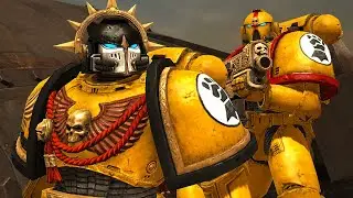 Imperial Fists Fireteam in action! | Warhammer 40,000: Space Marine (Singleplayer + NO HUD)