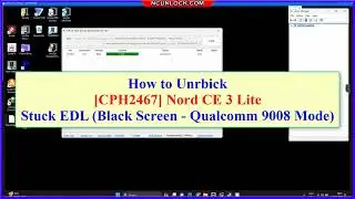 How to unbrick Nord CE 3 Lite CPH2467 Stuck EDL, Black Screen,   Qualcomm 9008 Mode