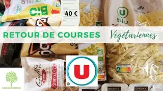 RETOUR de COURSES VÉGÉ PETIT BUDGET chez SUPER U ET NOZ | LUNDI VERT n°295