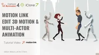 Motion Link Plug-in Tutorial - Edit 3D Motion & Multi Actor Animation