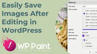 Easily Save Images After Editing in WordPress Using WP Paint / Pro