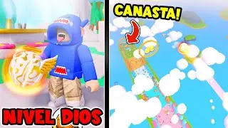 ME TRADEAN un BALON DIVINO ULTRA CHETO y COMPLETO TODAS las ZONAS! - Roblox Hoop Simulator