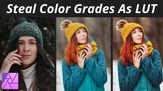 How To Steal A Color Grade And Export LUT - Affinity Photo Tutorial