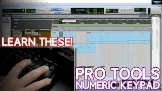 PRO TOOLS | NUMERIC KEYPAD SHORTCUTS \\ MUST KNOW PRO SHORTCUTS 🔥