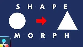 3 Ways (EASY!) to Morph Shapes in DaVinci Resolve Fusion | Shape Morph Animation Tutorial