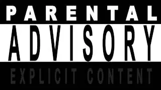 Parental Advisory Explicit Content - Green Screen Footage