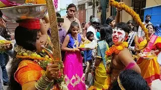 Pothraju Tennmar Dance At Bhoiguda Secunderabad | Potharaju Mass Dance 2021 Secunderabad Bonalu 2021