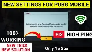 Unable to connect to server please try a different network pubg mobile | Pubg Mobile Unable connect