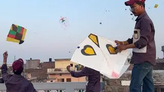 तूफ़ानी पतंगबाज़ी 🔥Kite Fighting Vlog😍Desi Boy Flying Kite😱Kite Flying 😋#vlog 😂kite lover