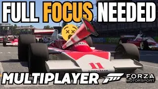 Hit By a Cone 😵 But Fighting Back! - Formula 70s Spec Series - Forza Motorsport Multiplayer