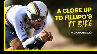 First look at Filippo Ganna’s TT bike for 2022 Tour de France | Eurosport