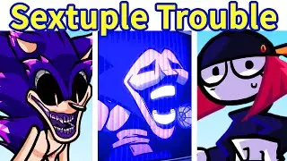 Friday Night Funkin: Sextuple Scramble [Triple Trouble but 2 more players joined] | FNF Mod/HARD