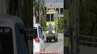 🔴 Plane Spotting LAX FIRE DEPT LAFD PARAMEDICS