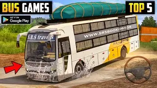 Top 5 Bus Simulator Games For Android l Best Bus simulator games for android