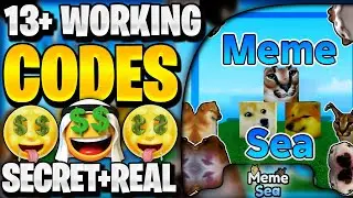 🤑*NEW* ALL WORKING SECRET CODES FOR MEME SEA IN AUGUST 2024! ROBLOX MEME SEA CODES