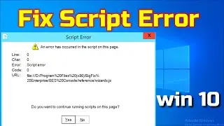 How To Fix Script Error  