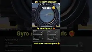 😱 BGMI Scope Setting 2x 3x 4x 6x 8x | New Best Sensitivity Settings | No Recoil #shorts #bgmi #viral