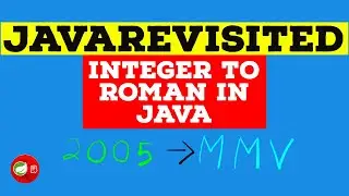 [Solved] - How to Convert Integer into Roman in Java | Example Tutorial | Code Below