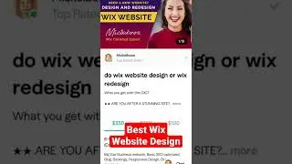 Best Wix Website Design #wix #wixwebsite #fiverr #websitedesign #websitedesigners #hire #ecommerce