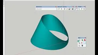 Modeling mobius strip in SketchUp