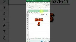 The majority of people are unaware of these easy Excel tricks.#shorts#exceltricks #exceltipshindi