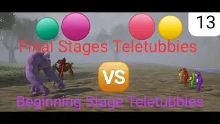 Cutiebraveguy Gameplay [S3] [EP.13] | Beginning Stage VS Final Stage Teletubbies | Slendytubbies III