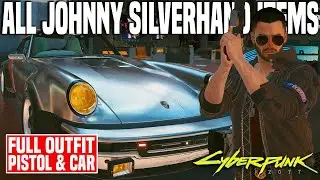 Cyberpunk 2077 | ALL Johnny Silverhand Items Guide! FULL Outfit, Pistol & Car!