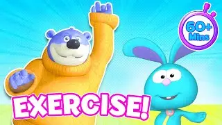 NEW KEEP FIT CRAZE! 🎽 Favourite cartoons for kids | 1 HOUR CARTOON