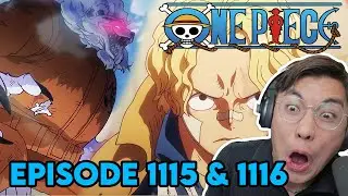 SULONG BEPO ?! SABO SPILL THE TEA !!! | Episode 1115 & 1116 | One Piece REACTION !