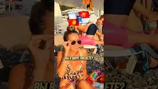 Опрос на пляже в Сочи #шортс #shorts