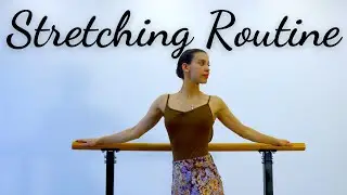 Easy Follow Along Barre Stretching/Warmup routine | Ballet For All Tutorial 2021