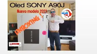 Unboxing Sony OLED A90J MASTER SERIES -  ¡ Ya tenemos la TOPE de GAMA de 2021 !