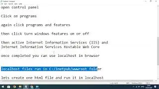 how to run a html file in localhost in windows 10.