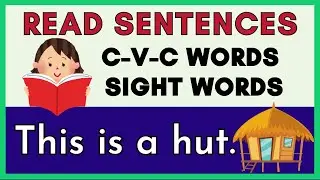 PRACTICE READING SENTENCES -  Short Vowel / u / - Phonics -- Reading &  Vocabulary Skills - L26