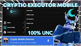 Cryptic Executor Mobile New Update v634 is Here | Fixed Latest Version Cryptic Executor - (Working)