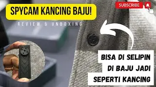 REVIEW SPYCAM | KAMERA MINI MODEL KANCING BAJU!