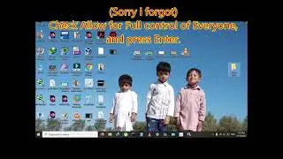 You do not have permission to access this IP address|How to give permissions to a shared folder