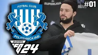 PRIMA CARIERA IN EA FC 24 !! CARIERA CU POLI IASI