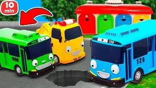 Game Mobil untuk Anak dengan Mobil Mainan. Tayo si Bus Kecil & Truk Lainnya. Video Bahasa Indonesia