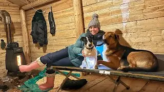 Life in a Siberian village - Relaxing day in my cozy dugout