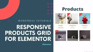 Elementor Responsive Products Grid for wordpress