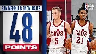 Sam Merrill (27 PTS, 8 3PM) & Emoni Bates (21 PTS) Lead Cavaliers To Summer League W!