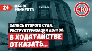 Запись второго суда. Реструктуризация долгов. Блог Банкрота. Выпуск 24.