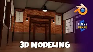 Blender 3D Modeling Tutorial for Beginners: Modeling a Traditional Dojo for 3D Animation!